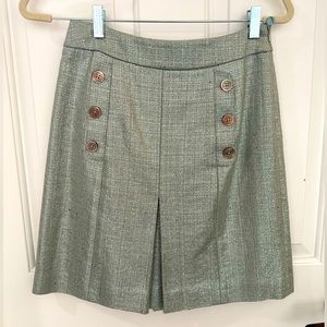 Luxuriously rich fabric - light green sheen - classic skirt